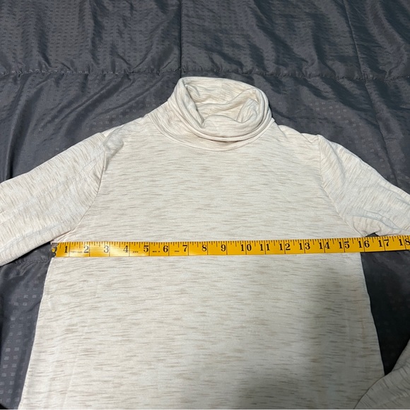 Af Abercrombie & Fitch cream heathered turtle neck dress size xs - Picture 5 of 9